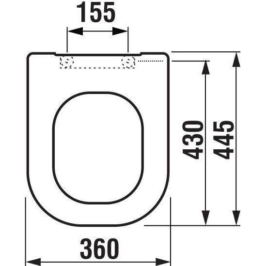 Thumbnail - Jika, WC Deckel, TOILET COVER DEEP SOFTCLOSE 8936113