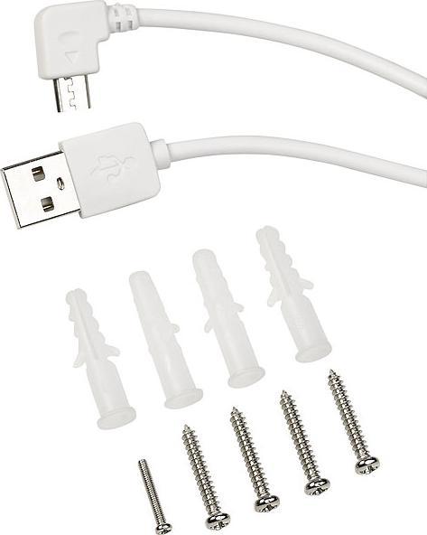 Produktbild Somikon WLAN-HD-Video-Türklingel mit App, Gegensprechen, 156°-Bildwinkel und Akku (WLAN)