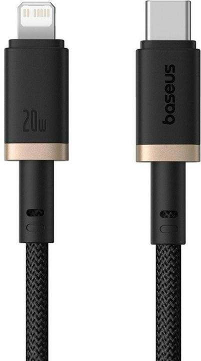Produktbild Baseus Dura Typ-C-Schnellladekabel für iP 20 W 2 m Schwarz Gold (2 m, 20 W)
