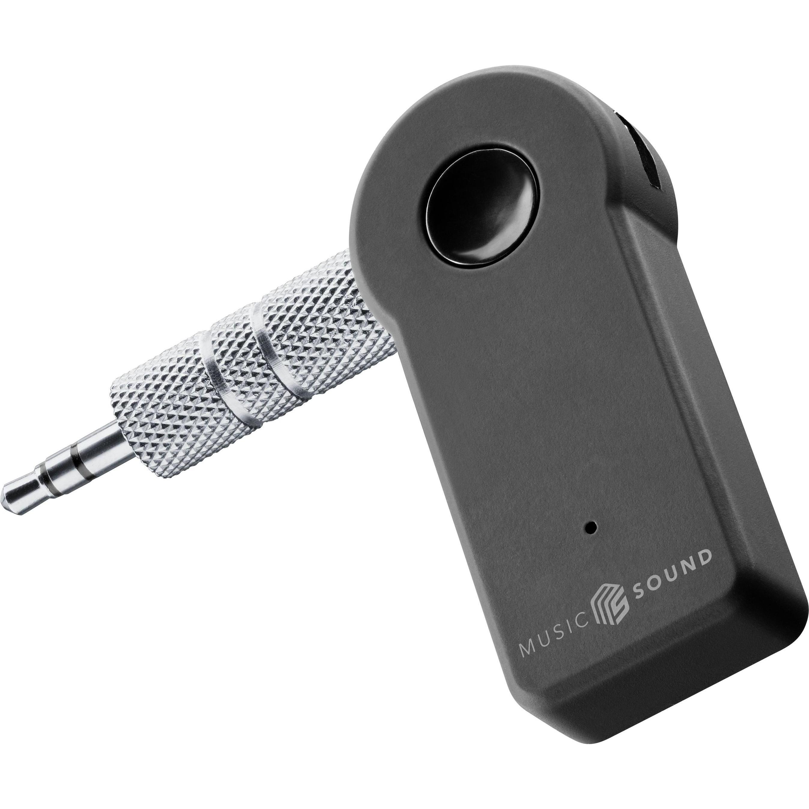 Cellularline Musica e suoni Ricevitore audio Blutooth con jack da 3,5 mm Nero (Ricevitore), Adattatore audio Bluetooth, Nero