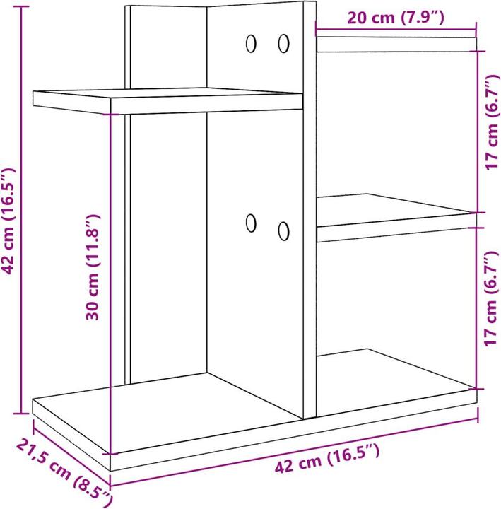 Image du produit vidaXL Schreibtisch-Organizer