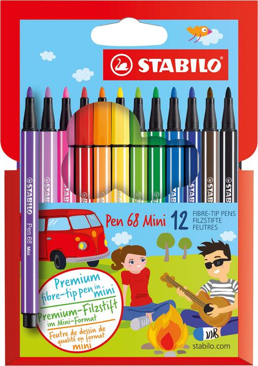 Image du produit STABILO Stylo 68 Mini Premium (Multicolore, 12 x)