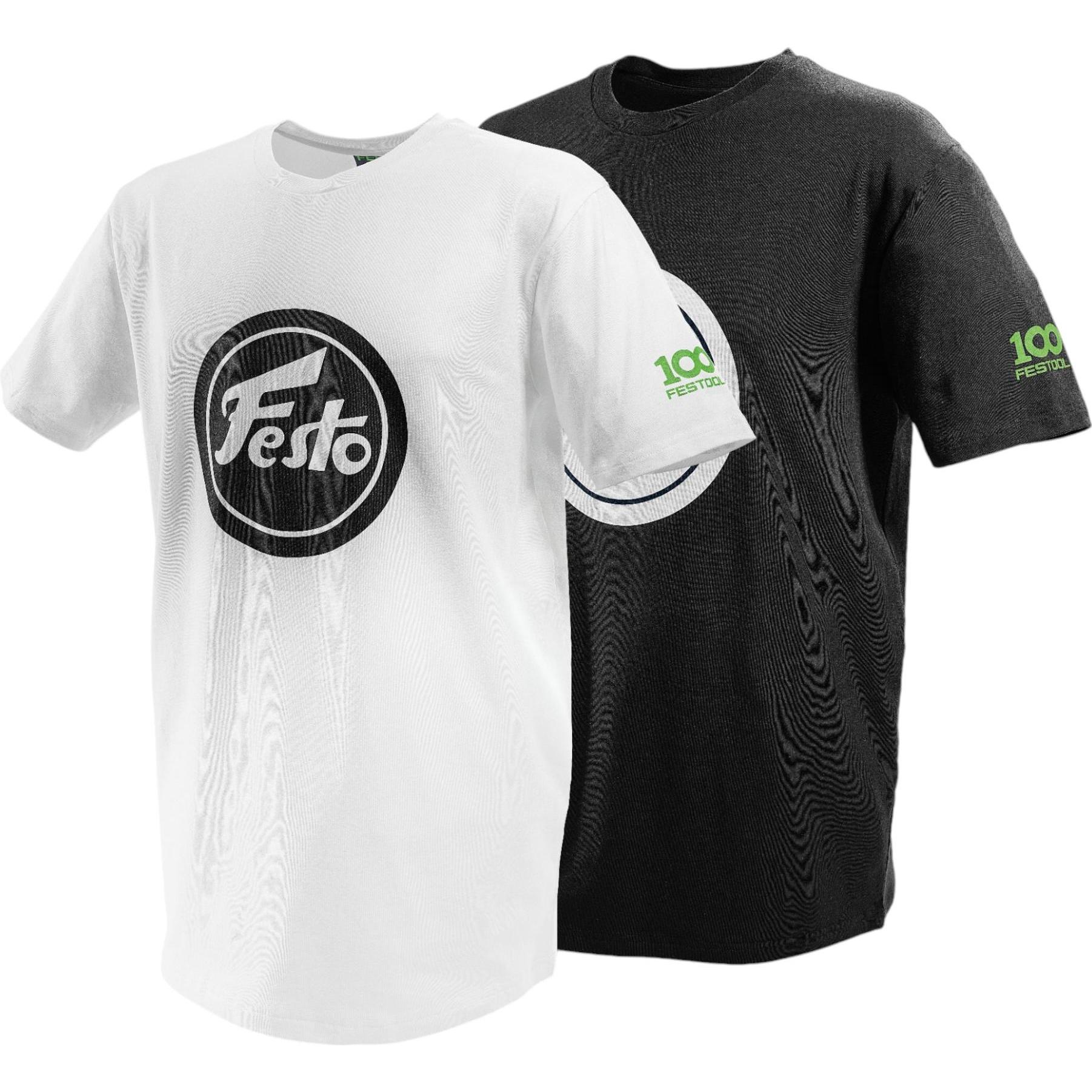 Festool, Herren, Shirt, 100 Jahre T-Shirt SH-FT3-L/2 100Y, Schwarz, Weiss, (L)