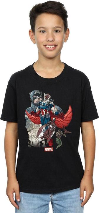 Produktbild Captain America Falcon Evolution TShirt Jungen (140, 146)