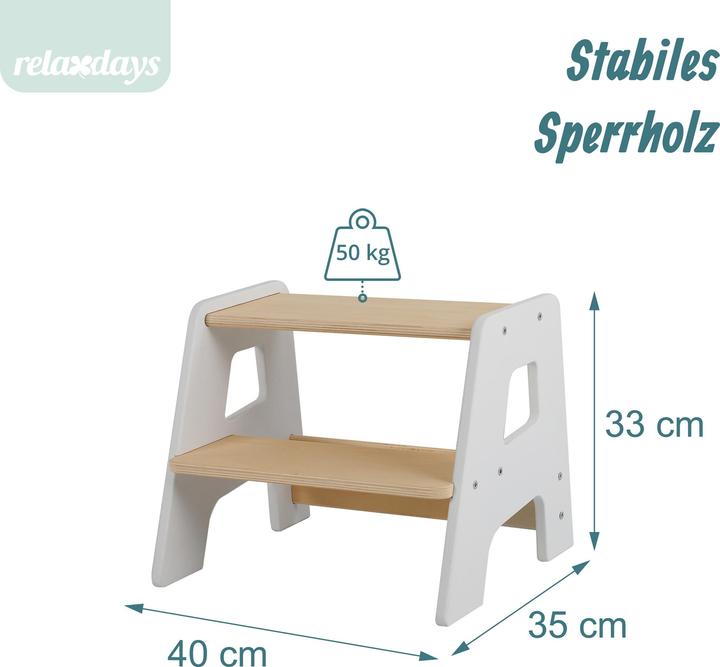 Produktbild Relaxdays Tritthocker Kinder