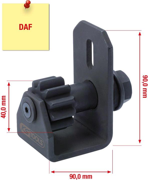 Actual product image KS Tools Engine spinning device for DAF (NFZ 35t)