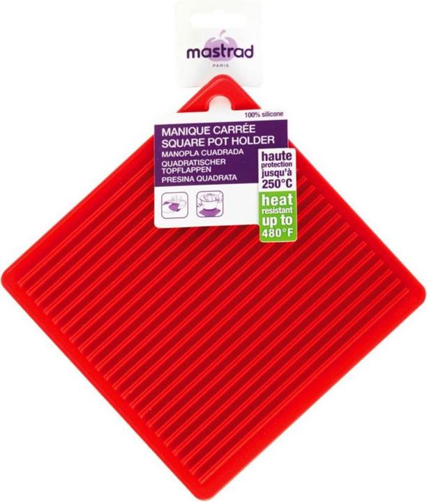 Produktbild Mastrad Topflappen Silikon Rot (Silikon)