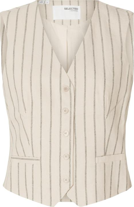 Selected Femme Gilet à rayures
