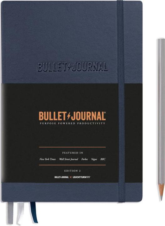 Leuchtturm1917 Bullet Journal (145 x 210 mm, Quadrillé, Couverture rigide)
