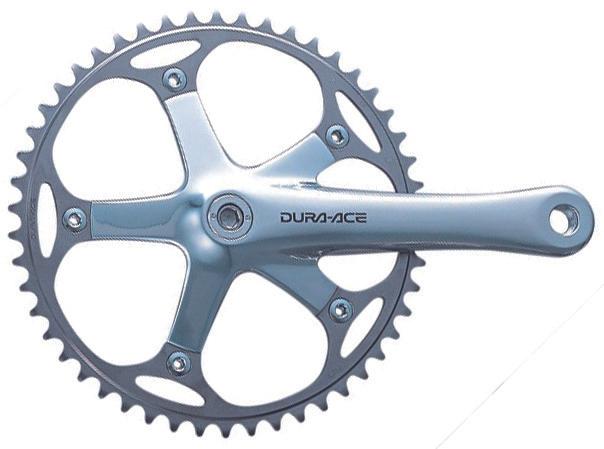Produktbild Shimano Kettenradgarnitur DURA-ACE FC-77 167.5 mm ohne Kettenblatt (167.50 mm)