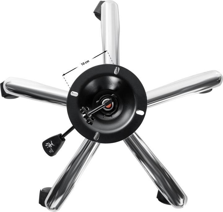 CLP Piètement chaise de bureau Emil, chromé