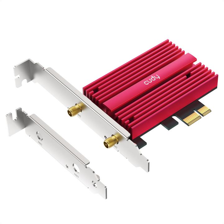 Actual product image Cudy WE4000 network card Internal WLAN / Bluetooth (Mini PCI Express)
