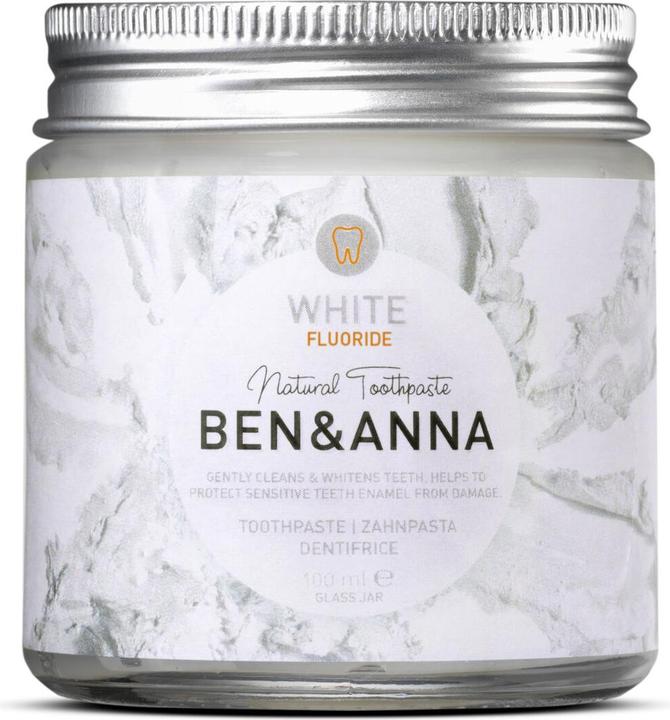 Actual product image Ben & Anna Toothpaste Fluoride White (100 ml)