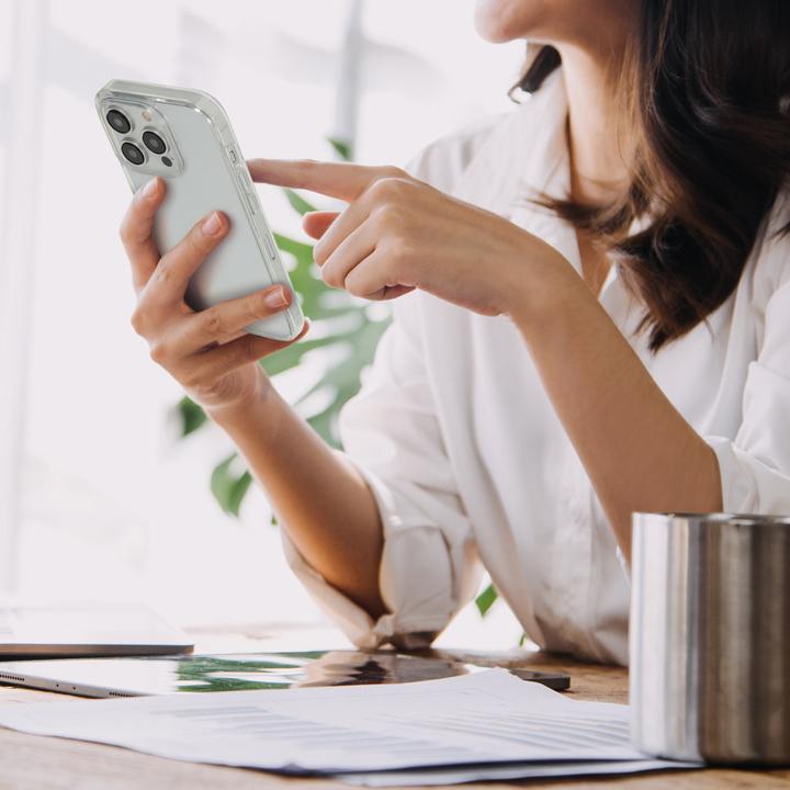 Actual product image Mobiparts Classic Hardcover Samsung Galaxy A55 Clear (Samsung Galaxy A55)