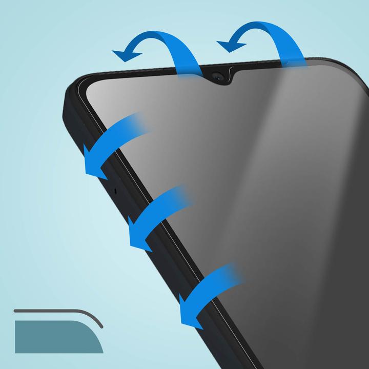 Actual product image Avizar Privacy glass screen protector (1 pcs., Xiaomi Poco C65)