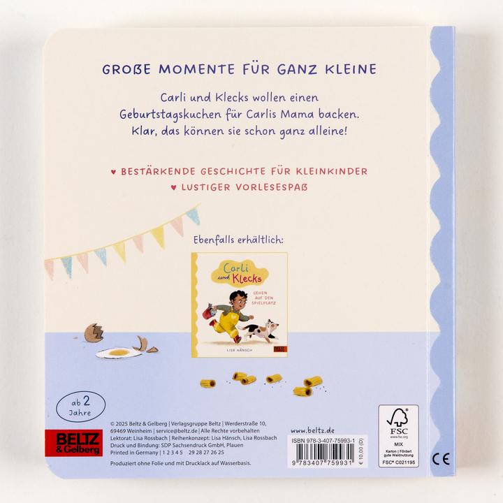 Produktbild Carli und Klecks backen einen Kuchen (Deutsch)