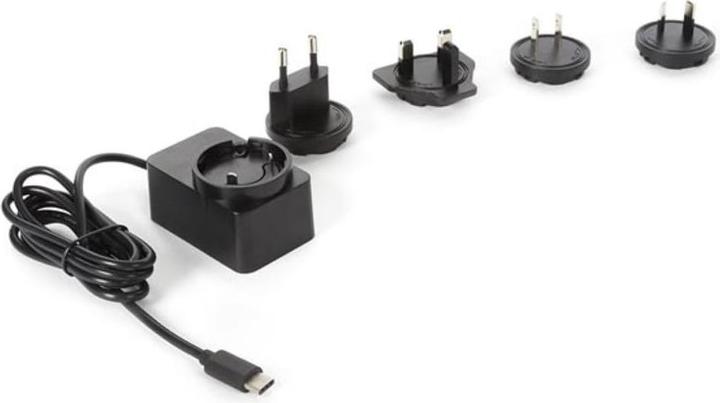 Actual product image Velleman UNIVERSAL CHARGER WITH TYPE C USB CONNECTOR - 5 VDC - 3 A with 4 TRAVEL PLUGS - 15 W max. (15 W)