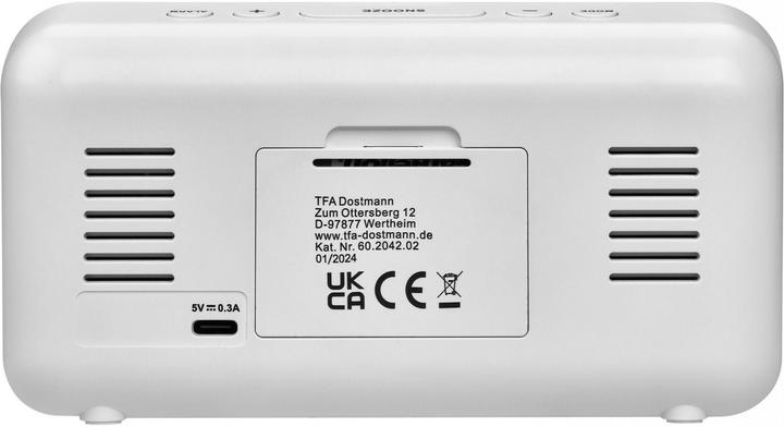 Actual product image TFA Digital alarm clock
