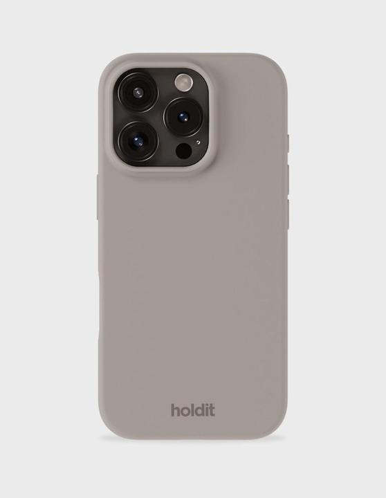 Actual product image Holdit Silicone Case iPhone 16 ProMax Taupe (Apple iPhone 16 Pro Max)