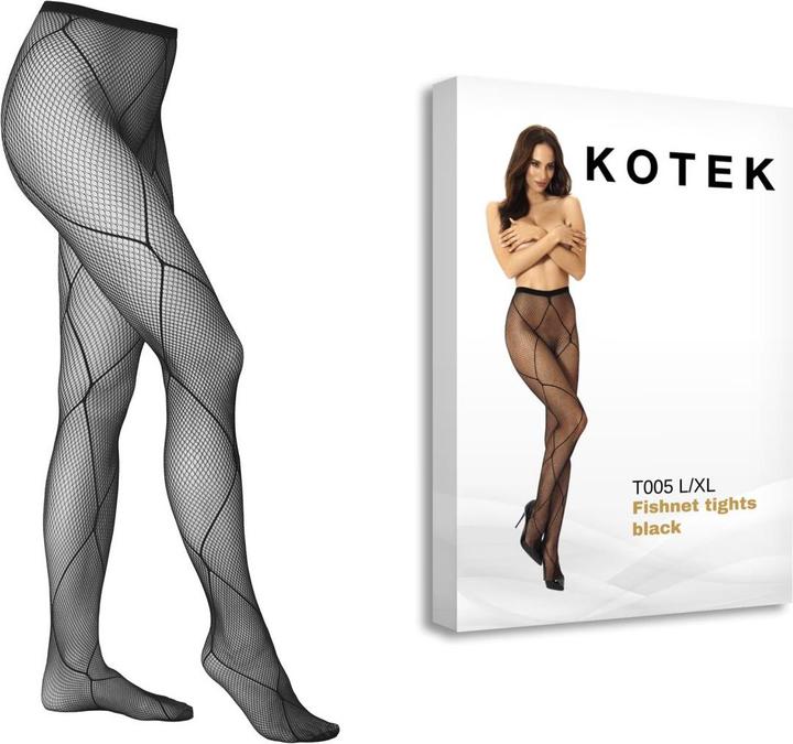 Productafbeelding Kotek KO T005 netpanty zwart L/XL (XL)