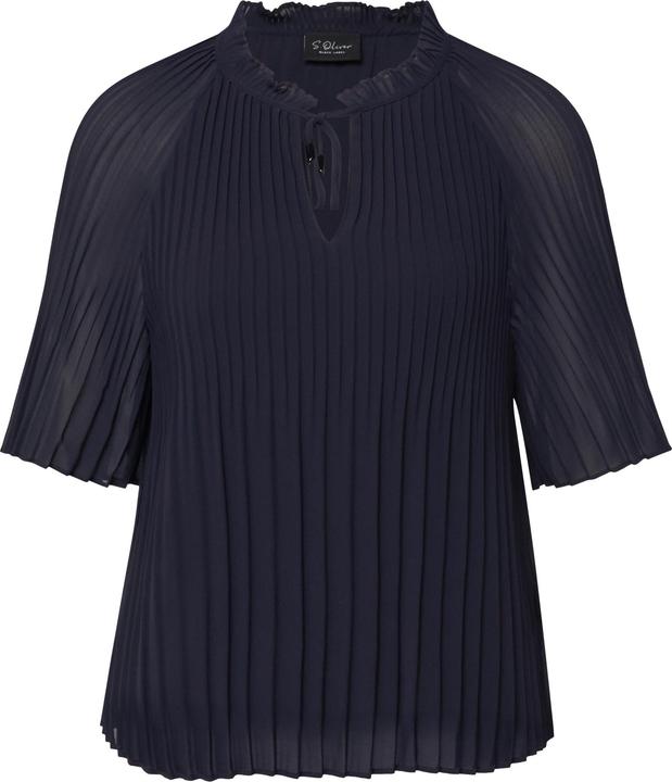 Immagine prodotto s.Oliver Bluse Festliche Chiffon-Bluse mit Plissee und Rüschen (40)