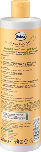 Actual product image dm Balea Natural Beauty (400 ml, Liquid shampoo)