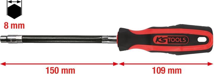 Actual product image KS Tools 911.1128 (hexagon)