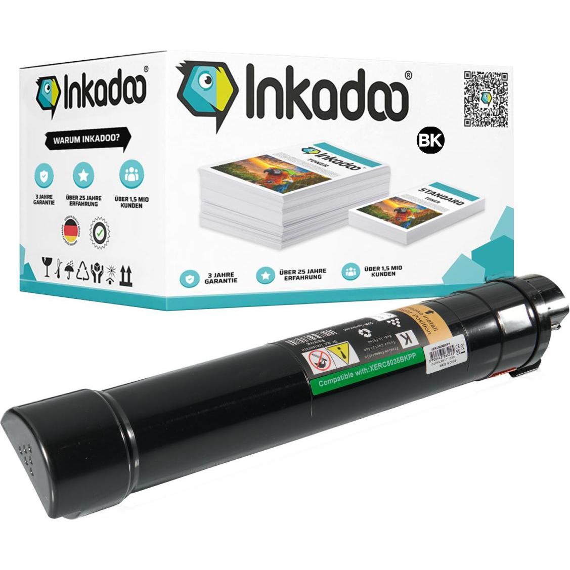 Inkadoo, Toner, Kompatibel Toner für Xerox 006R0169x Tonerkartusche (BK)