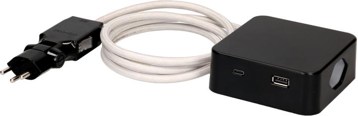 Produktbild Max Hauri Cube (3 x, Typ 13, USB-A, USB-C, 2 m)