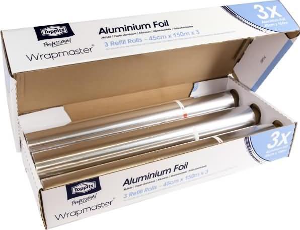 Produktbild Toppits Alufolie Wrapmaster 150 m (3 x)