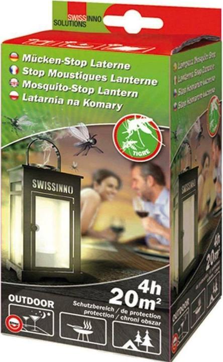 Produktbild Swissinno Mücken Stop Laterne-Set 4h