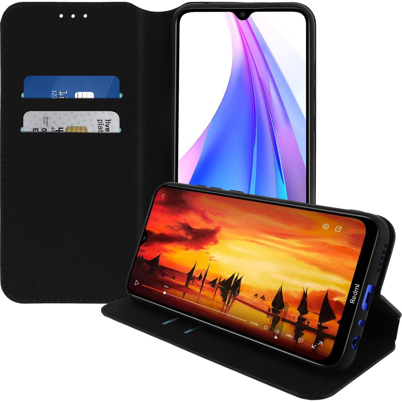 Thumbnail - Avizar Elec Series (Xiaomi Redmi Note 8T), Smartphone Hülle, Schwarz