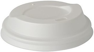 Papstar 85220 Becherdeckel (e) Polyacticsäure (PLA) (50 x)