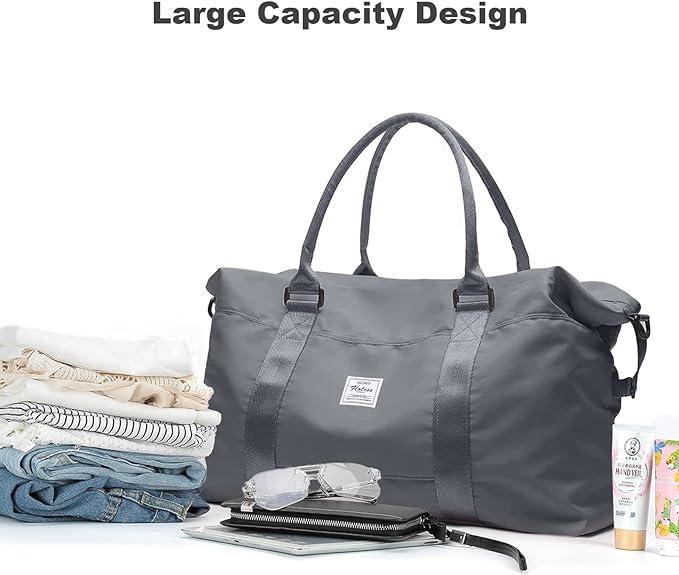Produktbild Only-Bags.Store Grosse Kapazität Travel Overnight Bag, Solid Color Vielseitige Duffle Bag, leichte Business Trip