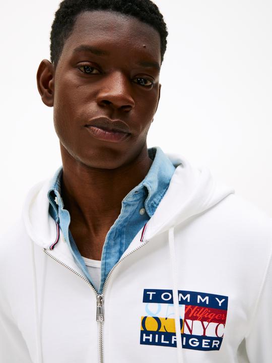 Image du produit Tommy Hilfiger Pull à Capuche Couleur Drapeau (3XL)