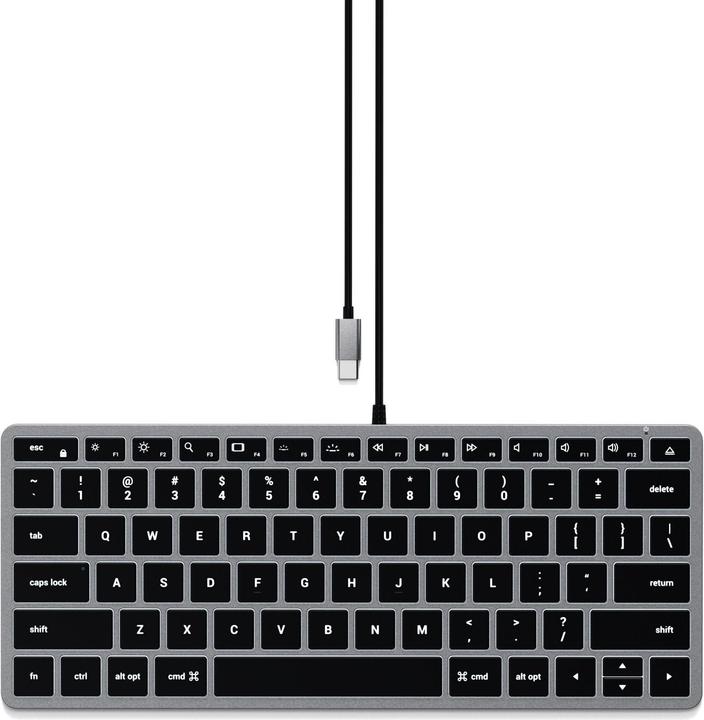 Produktbild Satechi Slim W1 - Tastatur - hinterleuchtet (US, Kabelgebunden)