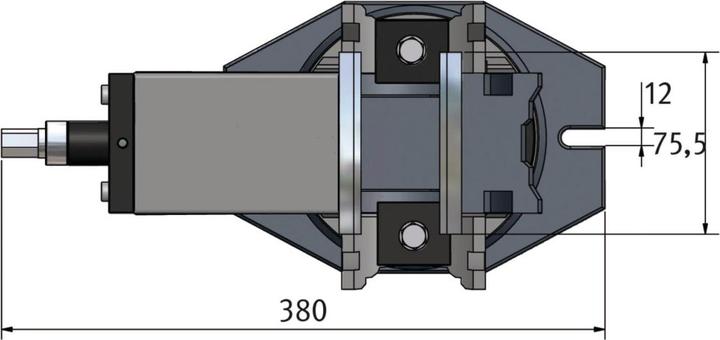 Actual product image Optimum Three-axis vice MV3-75