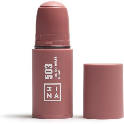 Image du produit 3INA MAKEUP The No Rules Stick 503 Nude Blush Stick Matte with Hyaluronic Acid Cream Blush for a Nat (503 - Nude)