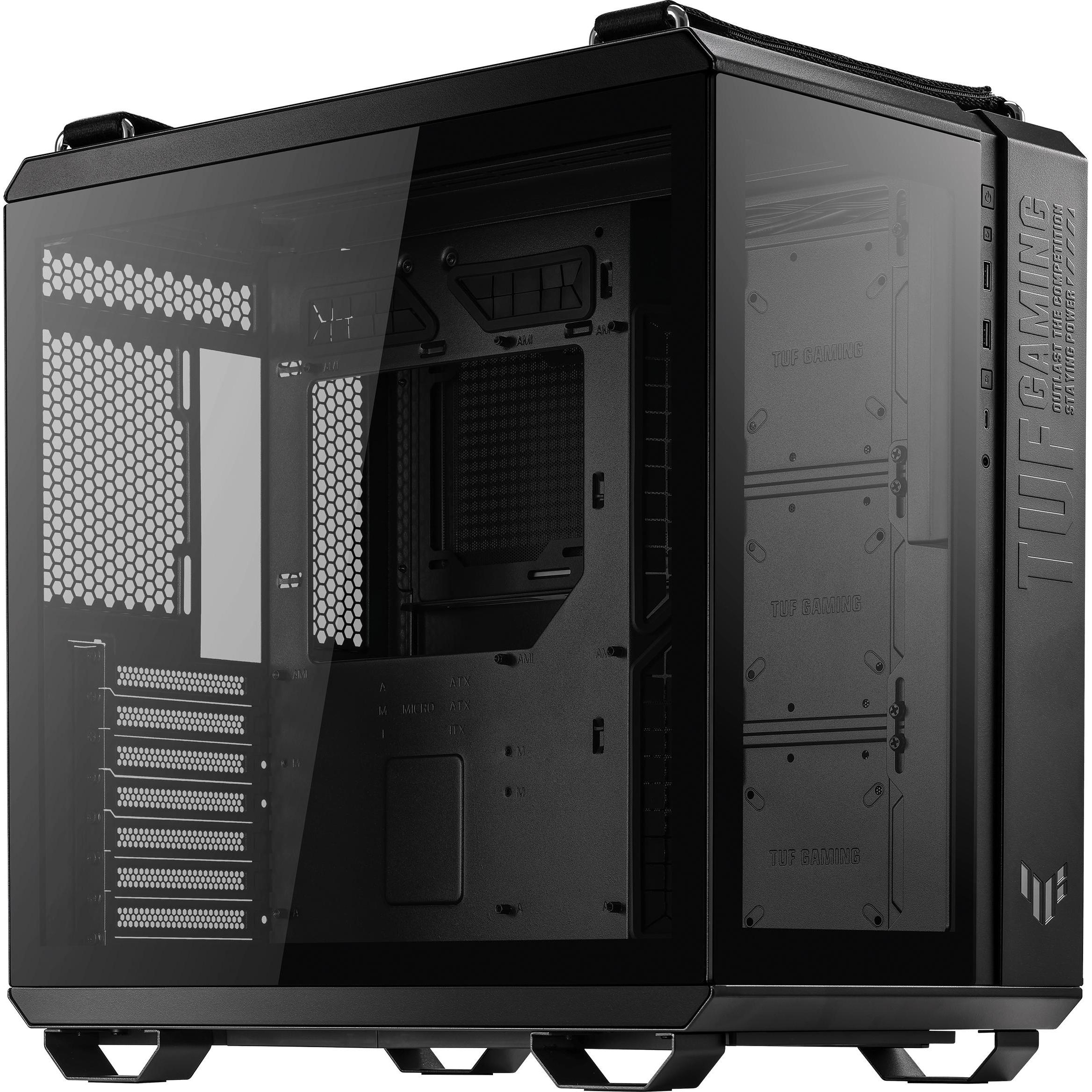ASUS TUF Gaming GT502 (ATX, mATX, Mini-ITX), PC Gehäuse, Schwarz