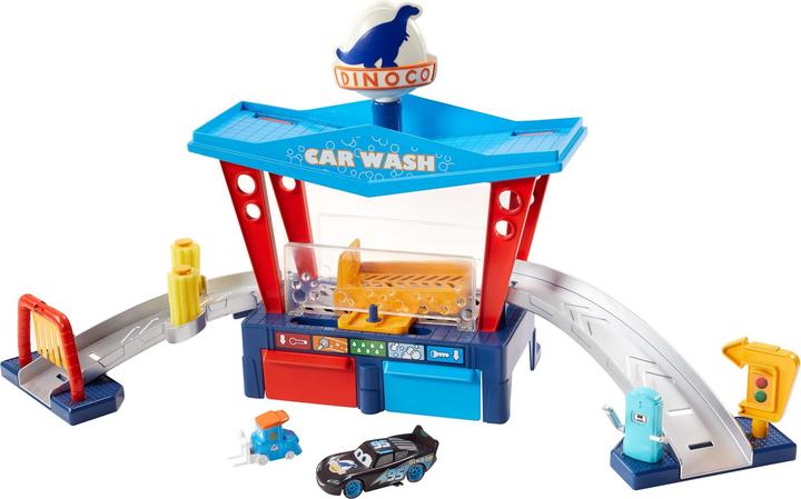 Produktbild Disney Cars Farbwechsel Dinoco Autowaschanlage Spielset