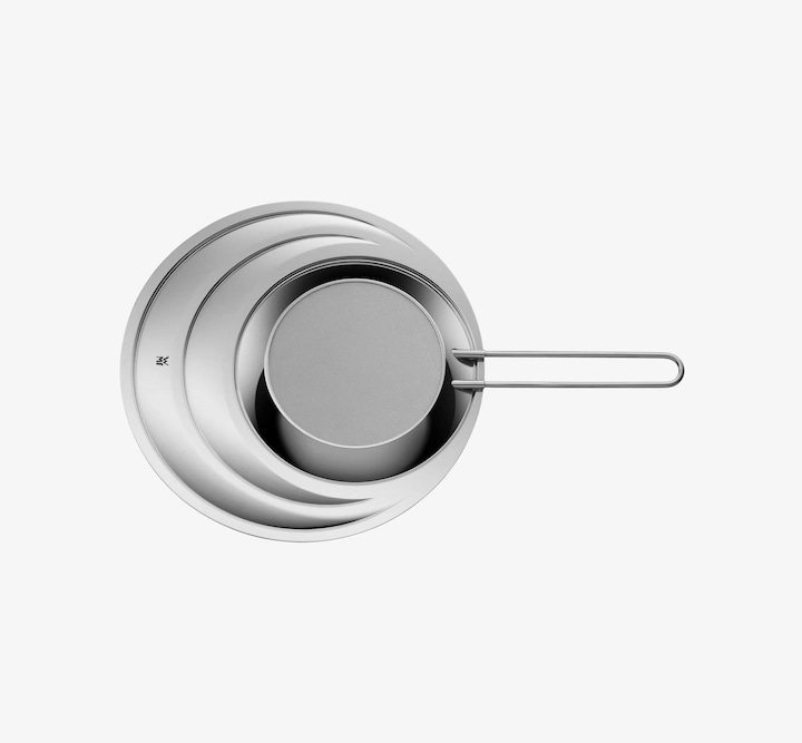 Produktbild WMF Spritzschutz Küche für 20-28cm Pfannen einschiebbarer Griff Profi Plus Edelstahl (Metall)