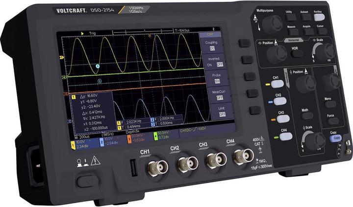 Actual product image Voltcraft Digital oscilloscope (CAT II 600V)