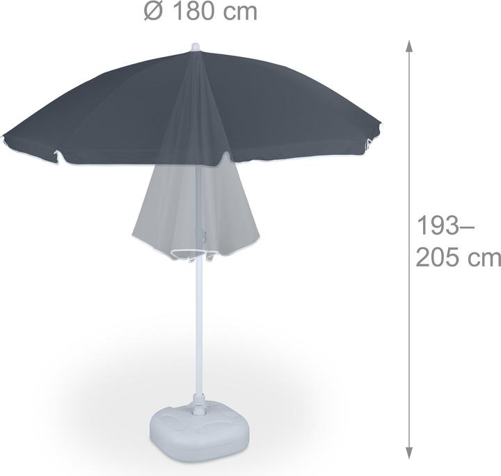 Image du produit Relaxdays Sonnenschirm (1.80 m)