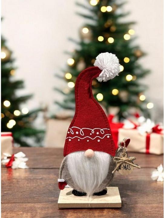 Actual product image GuGus Deko Wichtel auf Holzsockel