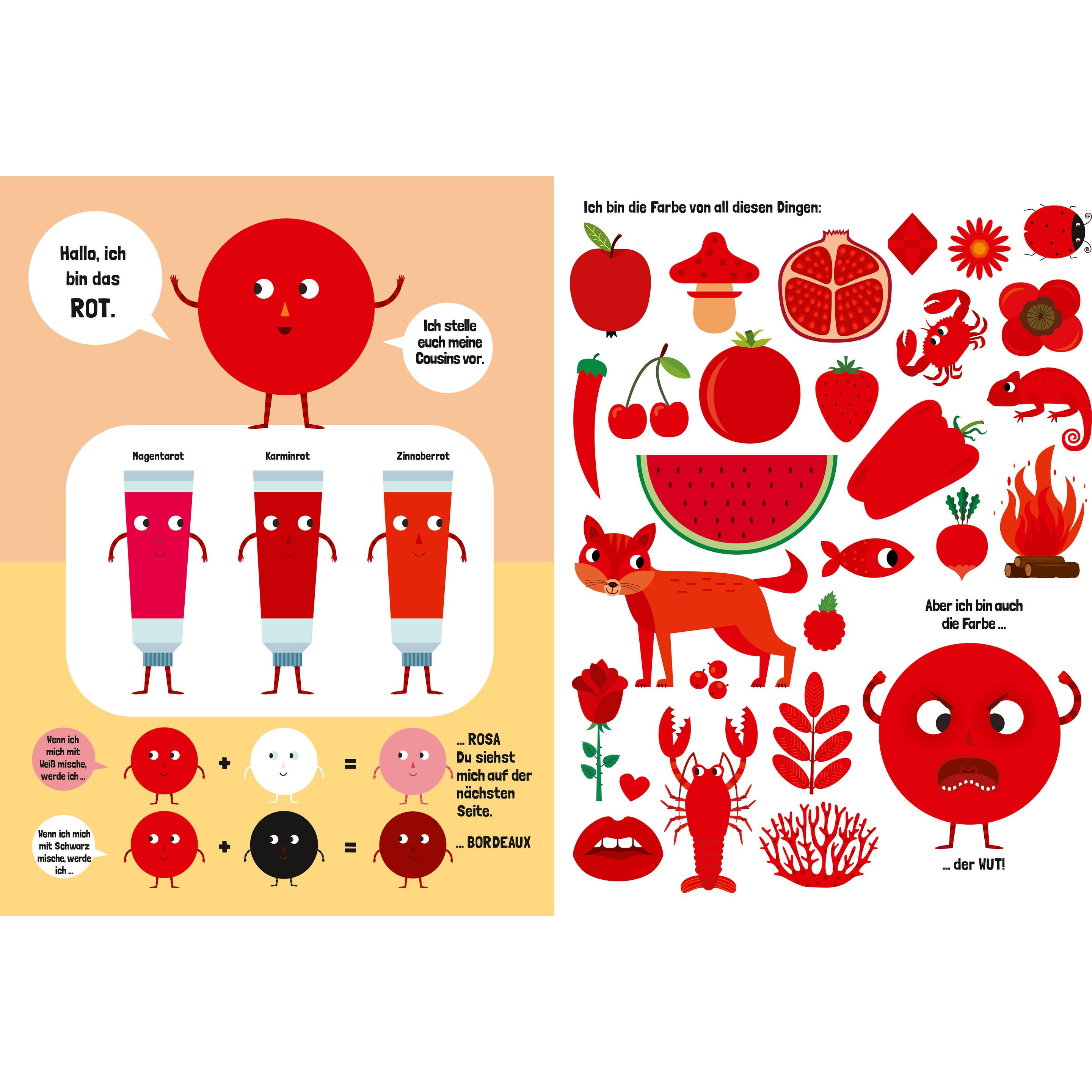 Thumbnail - Mein grosses Farbenbuch, Kinderbücher von Agnese Baruzzi, White star, Claudia Theis-Passaro