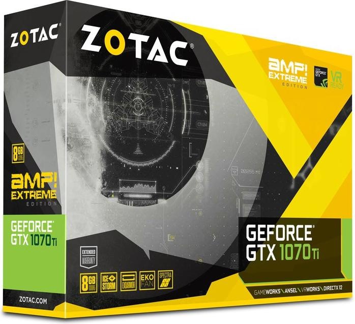 Immagine prodotto Zotac GeForce GTX 1070 Ti AMP Extreme (8 GB)