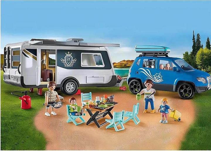 Image du produit Playmobil 71423 Caravane avec voiture (71423, Playmobil Family Fun)
