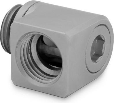 Produktbild EKWB EK-Torque Micro Adapter 90 Grad G1/4 Zoll AG auf G1/4 Zoll IG - drehbar, Satin Titan