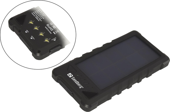Actual product image Sandberg outdoor solar (16000 mAh, 1.40 W, 59.20 Wh)