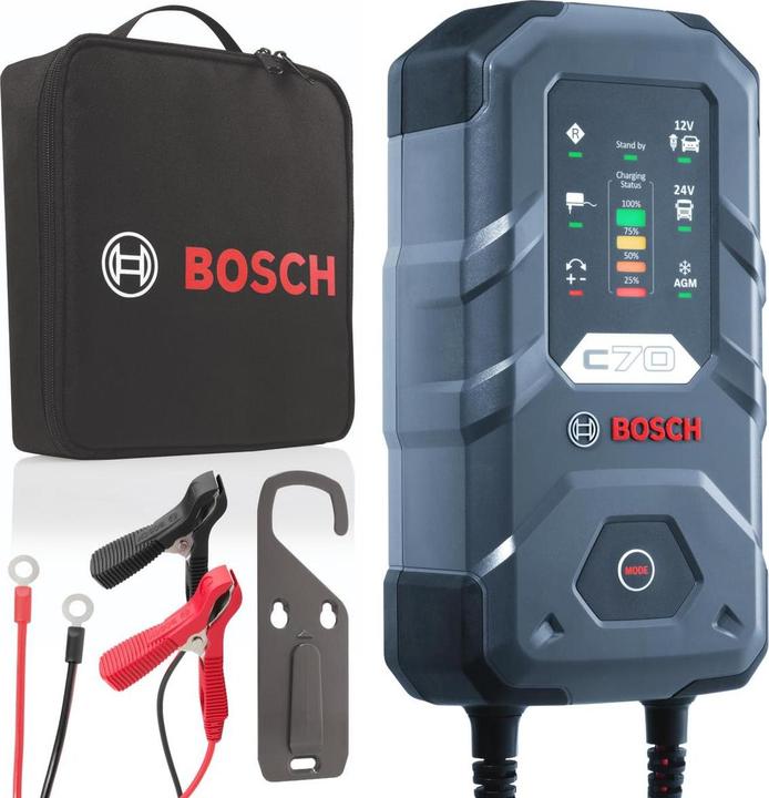 Bosch Automotive C70 Charger (10 A, 12V, 24V)